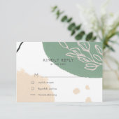 Traumfelder | RSVP Card (Stehend Vorderseite)