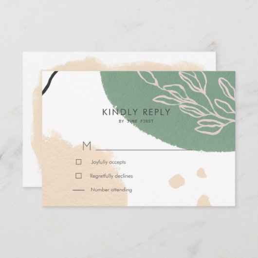 Traumfelder | RSVP Card (Vorne/Hinten)