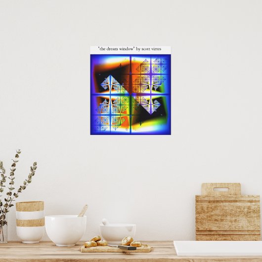 Traumfenster Poster (Küche)