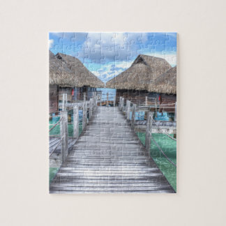 Traumferien Bora Bora Overwater Bungalowe Puzzle