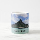 Traumferien Bora Bora Tahiti Atoll-Bildung Kaffeetasse (Mittel)