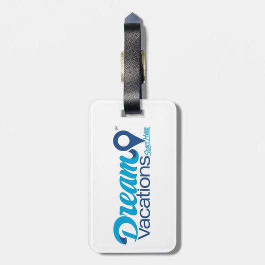 Traumferien Gepäckanhänger (Rückseite vertikal)