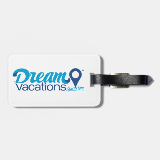 Traumferien Gepäckanhänger (Rückseite horizontal)