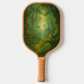 Traumflug in Waldesschatten Pickleball Schläger (Rückseite)
