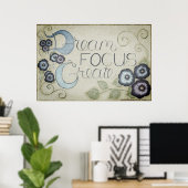 Traumfokus Kreation Wandkunst (Zwielicht) Poster (Heimbüro)