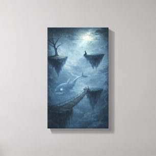 Traumfraktur – Surrealer Ozean-Leinwandkunst Leinwanddruck