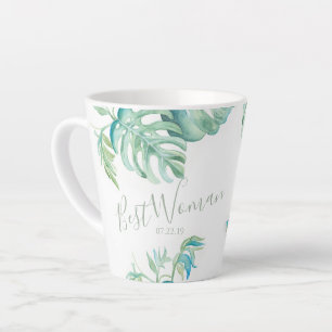 Traumfrau-Wasserfarben-Meeres-Schildkröten-Tasse Milchtasse