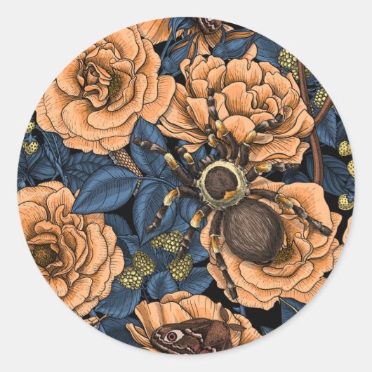 Traumgarten 2 runder aufkleber (Vorderseite)