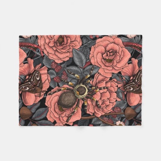 Traumgarten Fleecedecke (Vorderseite (Horizontal))