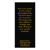 Traumgelb und grün werbekarte (Hinten)