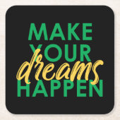 Traumgestalten Rechteckiger Pappuntersetzer (Vorderseite)