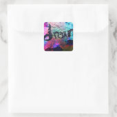 Traumgestein Quadratischer Aufkleber (Tasche)