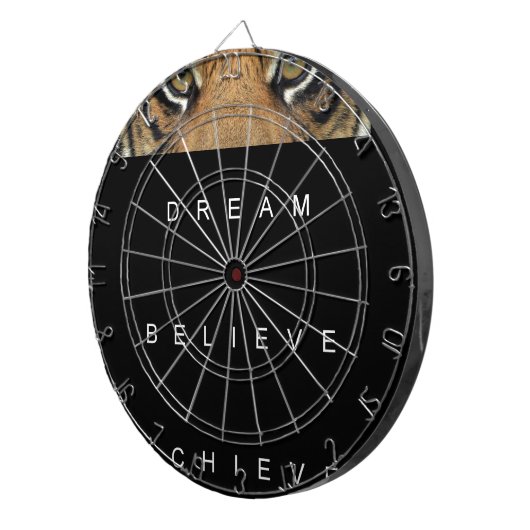 Traumglauben motivierend dartscheibe (Vorderseite rechts)