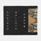 Traumglauben motivierend fleecedecke (Vorderseite (Horizontal))