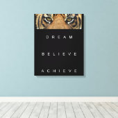 Traumglauben motivierend leinwanddruck (Insitu (Holzboden))