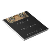 Traumglauben motivierend notizblock (angewinkelt)