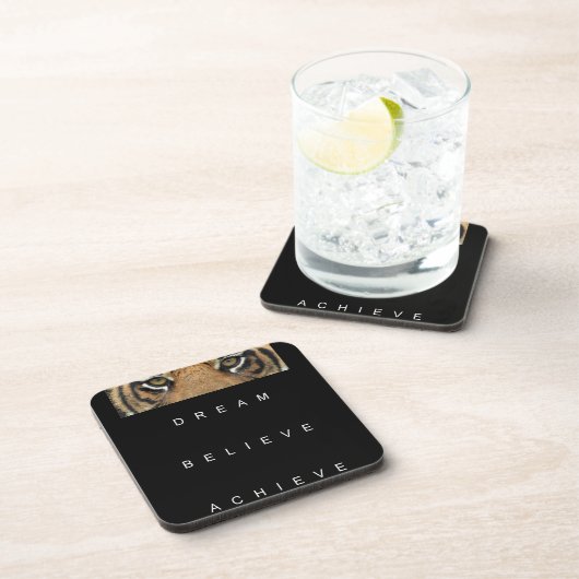 Traumglauben motivierend untersetzer (Rechte Seite)