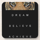 Traumglauben motivierend untersetzer (Vorderseite)