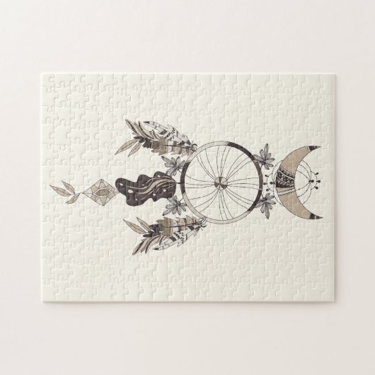 Traumgreifende Boho Dekoration Puzzle (Horizontal)