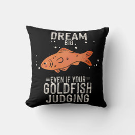 Traumgroßes Goldfisch-Urteilsvermögen-Spaß Kissen