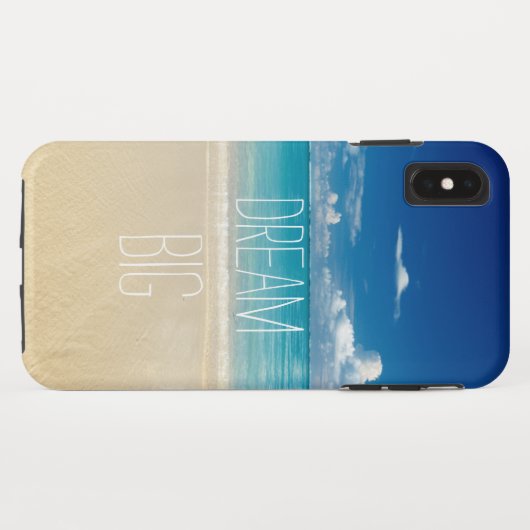 Traumgroßes - Inspirational und motivierend Zitat Case-Mate iPhone Hülle (Rückseite (Horizontal))