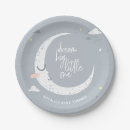 Traumgroßes kleines Babydusche Party Pappteller