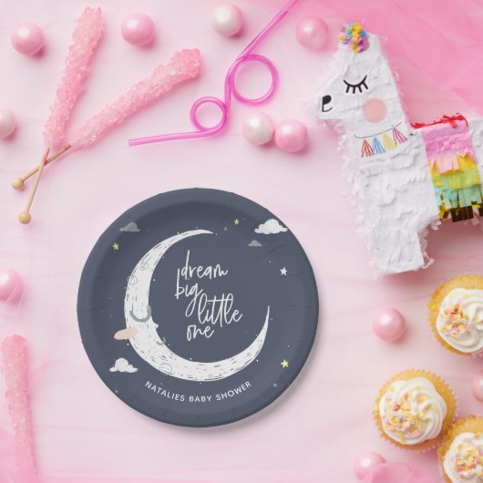 Traumgroßes kleines Babydusche Party Pappteller (Party)