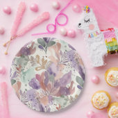 Traumhaft feminines Design Papierplatte Pappteller (Party)