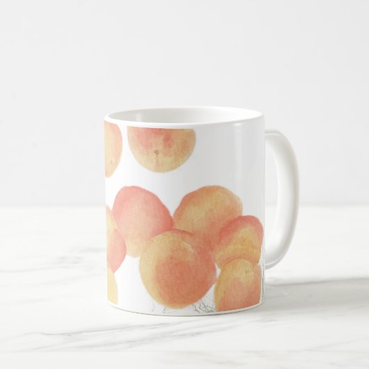 Traumhaft für Aprikosen im Winter Kaffeetasse (VorderseiteRechts)