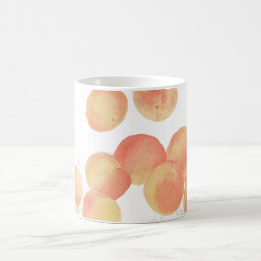Traumhaft für Aprikosen im Winter Kaffeetasse (Mittel)