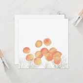 Traumhaft für Aprikosen im Winter Karte (Vorderseite/Rückseite Beispiel)