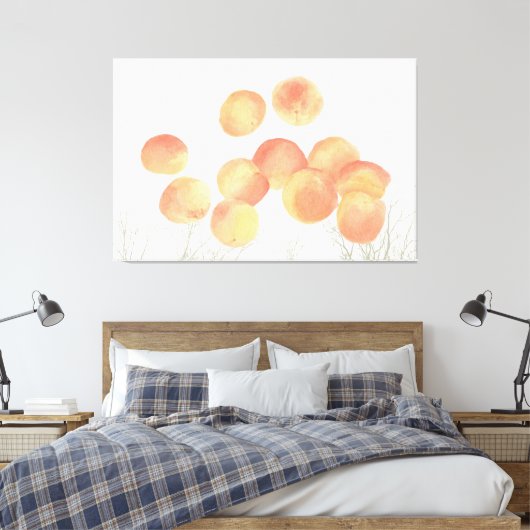 Traumhaft für Aprikosen im Winter Leinwand (Insitu (Schlafzimmer))