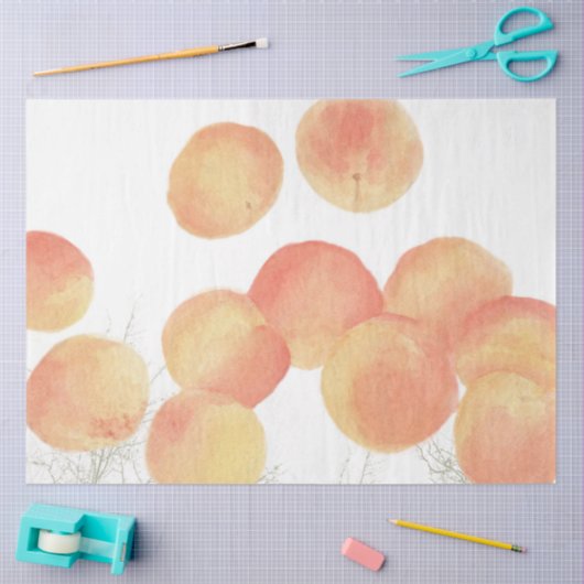 Traumhaft für Aprikosen im Winter Seidenpapier (Basteln)