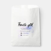 Traumhaft pastellfarbener Himmel Splash Geschäft d Geschenktütchen (Vorderseite)