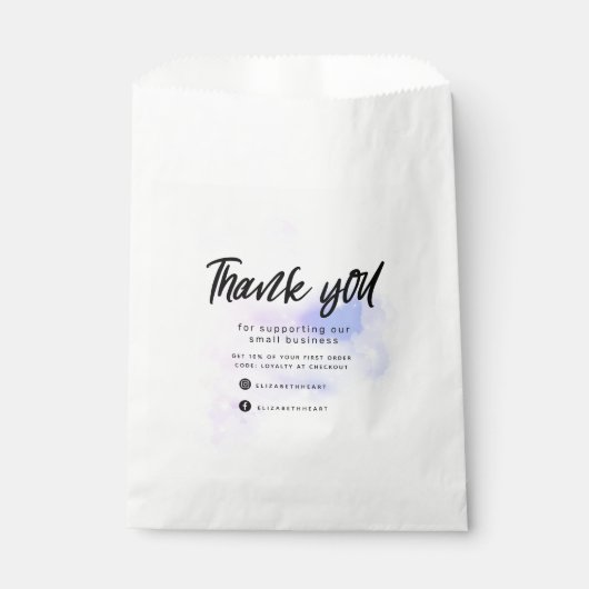 Traumhaft pastellfarbener Himmel Splash Geschäft d Geschenktütchen (Vorderseite)