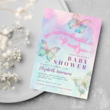 Traumhaft verzauberte Begrüßung Baby Shower Schmet