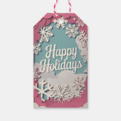 Traumhaft Weihnachtsfeiertag Geschenkanhänger (Vorderseite)