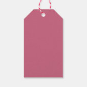 Traumhaft Weihnachtsfeiertag Geschenkanhänger (Rückseite)