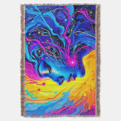 Traumhafte Abstrakte Frau Decke (Vorderseite Vertikal)