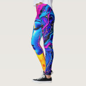 Traumhafte Abstrakte Frau Leggings (Links)