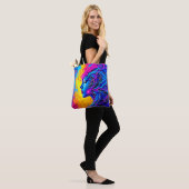 Traumhafte Abstrakte Frau Tasche (Am Model)