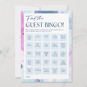 Traumhafte Bingo-Kartenset Hochzeitsdusche Match G Einladung