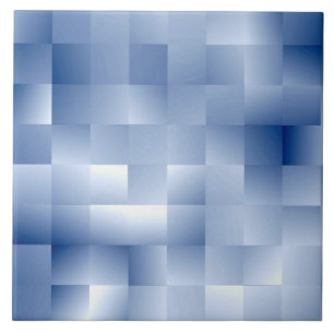 Traumhafte blaue Töne in einem quadratischen Muste Fliese