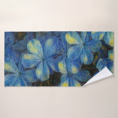 Traumhafte Blume im Vincent Van Gogh Art Stil. Art Badehandtuch (Badehandtuch)