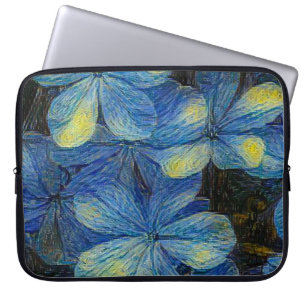 Traumhafte Blume im Vincent Van Gogh Art Stil. Art Laptopschutzhülle