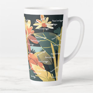 Traumhafte Blumenlandschaft 11 Milchtasse