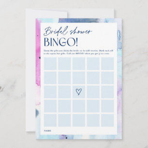 Traumhafte Brautparty-Geschenk-Bingo-Aktivitäts-Sp Einladung