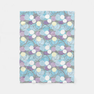 Traumhafte Bubble Clouds Sherpa-Decke Fleecedecke