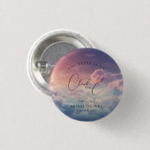 Traumhafte Cloud 9 Braut Button (Vorne & Hinten)