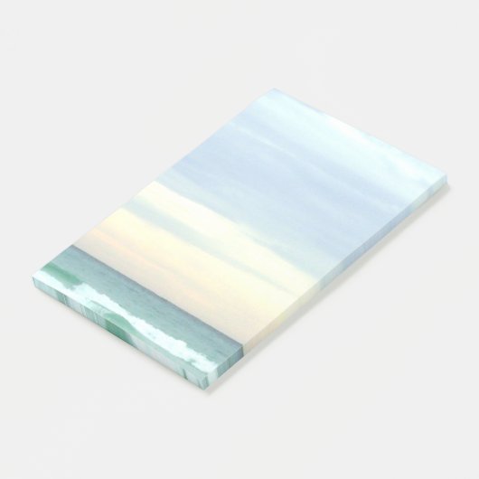 Traumhafte Farben des Destin auf einem Schreibtisc Post-it Klebezettel (angewinkelt)